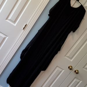 Long casual dress. NWT Side ties wrap around